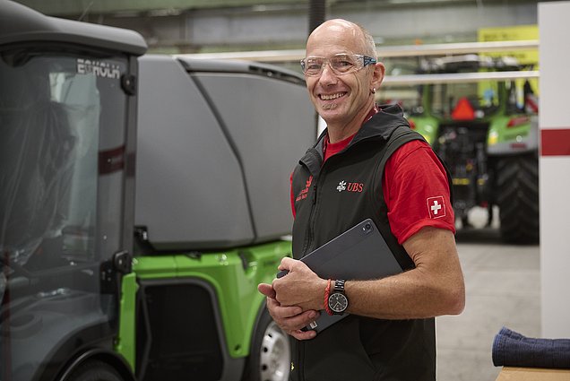 L'expert Martin Schär accompagne Andrin Dobler aux EuroSkills 2025. © SwissSkills/Michael Zanghellini