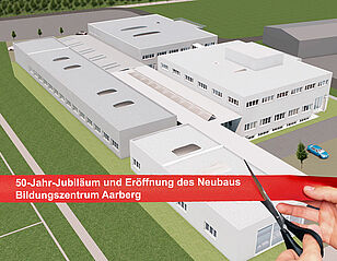Bildungszentrum Aarberg: Einladung Jubiläums- und Eröffnungsfeier