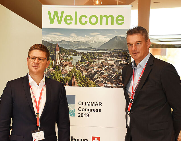 Werner Berger, Leiter Ressort Information und Wirtschaft von Agrotec Suisse (li.) und Erik Hogervorst, Präsident CLIMMAR.